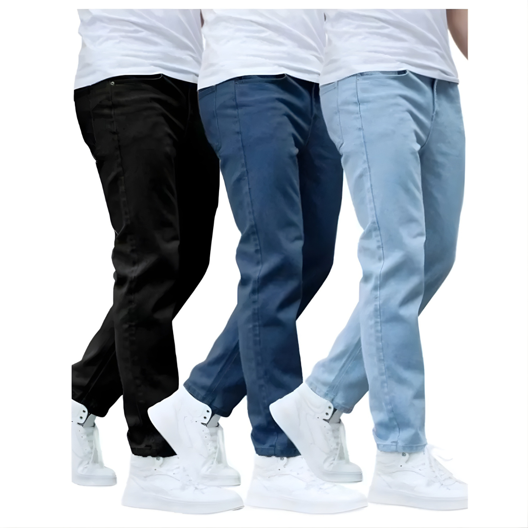 Kit 3 Calça Jeans Premium Skinny